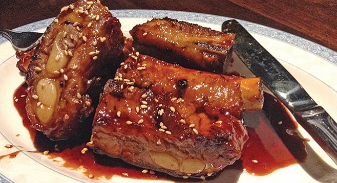 Lucky Liu's pork spare ribs