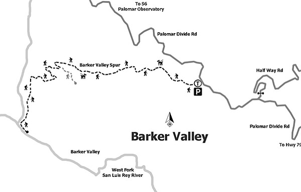 Map of Barker Valley