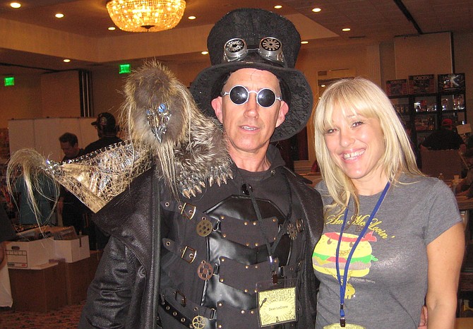 Dean LeCrone as Dr. Artemis Peepers and Sage Robinson