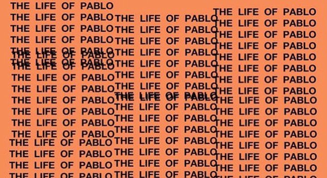 The album cover was not made public until the days before Pablo was released.