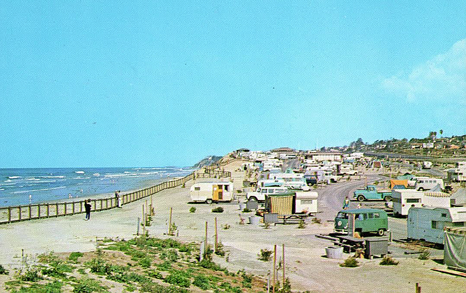 San Elijo campgrounds in 1965