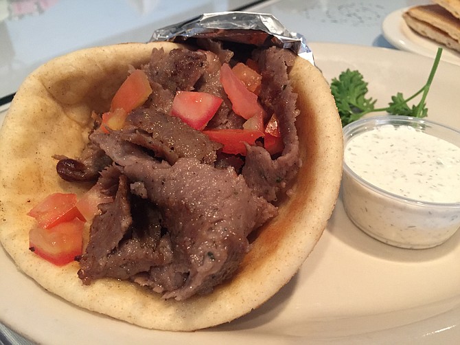 Simple but flavorful gyro