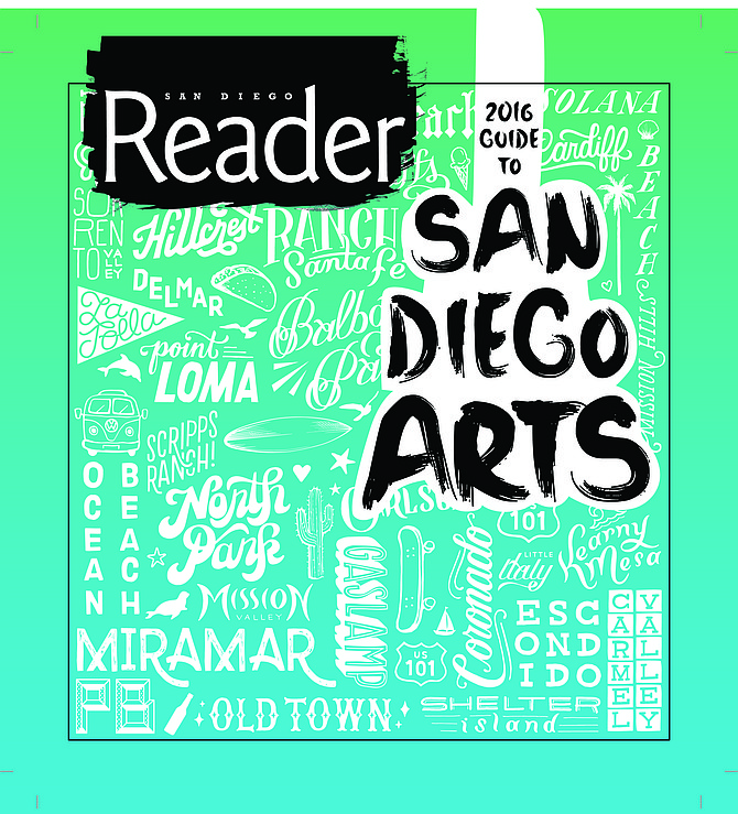 We wanted to pay tribute to all of the different neighborhoods in San Diego by lettering each of their names!