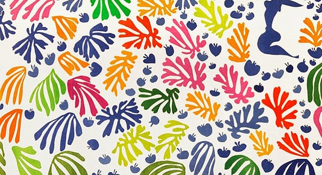 “I adore [Matisse’s cutouts] for their simplicity, flatness, and childlike innocence.”