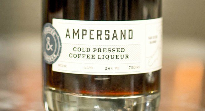 Ampersand coffee liqueur takes its name from the logo of coffee roaster Coffee & Tea Collective.