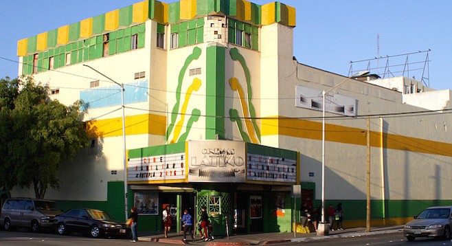 Cinemas Latino — make sure you check the marquee to avoid disappointment