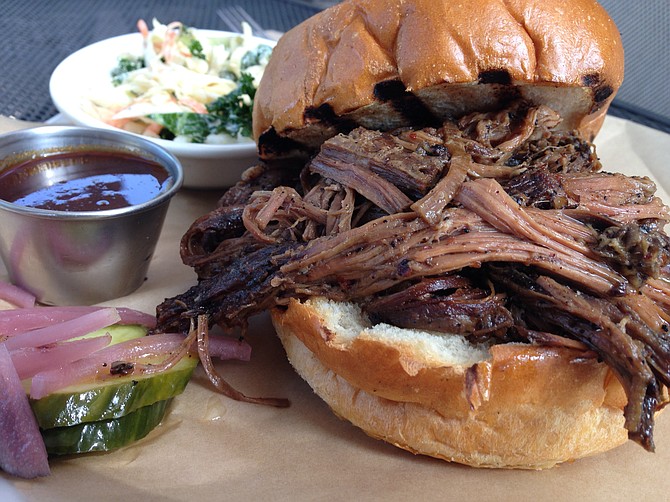 This brisket sandwich is too good for that extra sauce