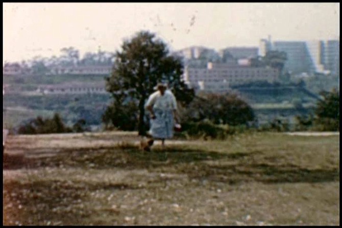 grandma at golden hill park in the 50's
