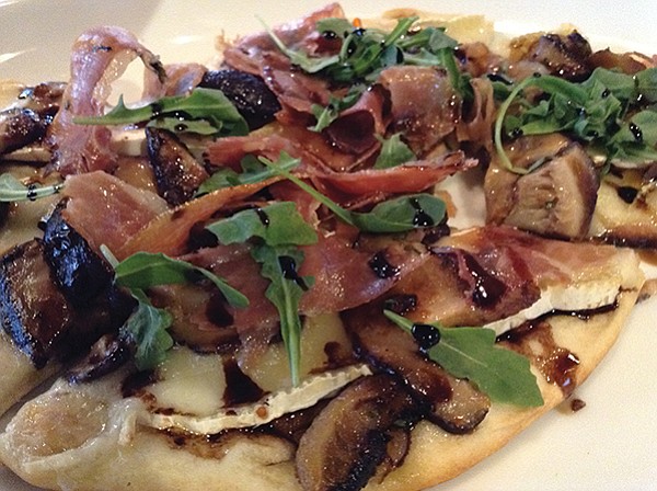 The night’s winner for taste combo has to be the prosciutto flatbread.