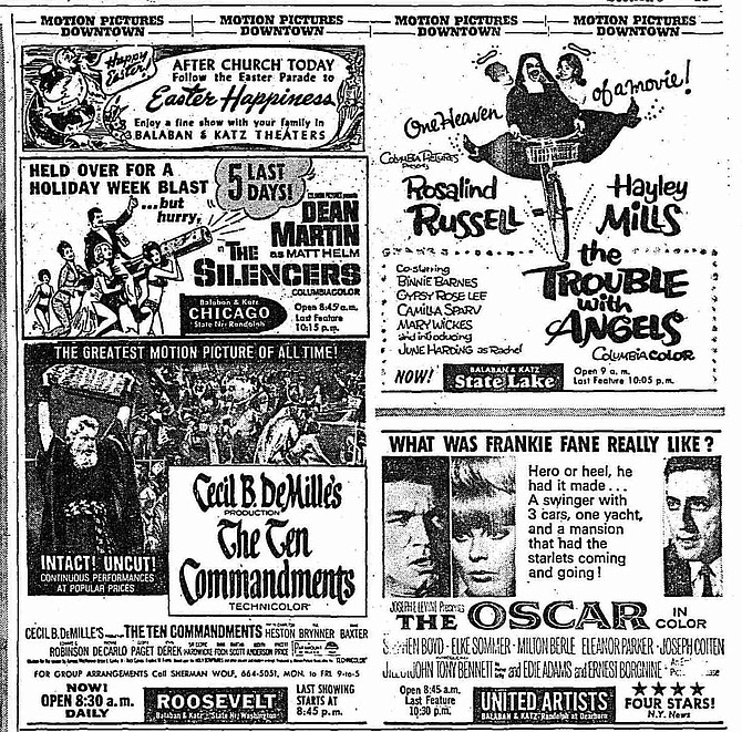 Who's your Messiah now? Frank Fane, in a film so bad it's enlightening! "The Chicago Tribune," April 10, 1966.