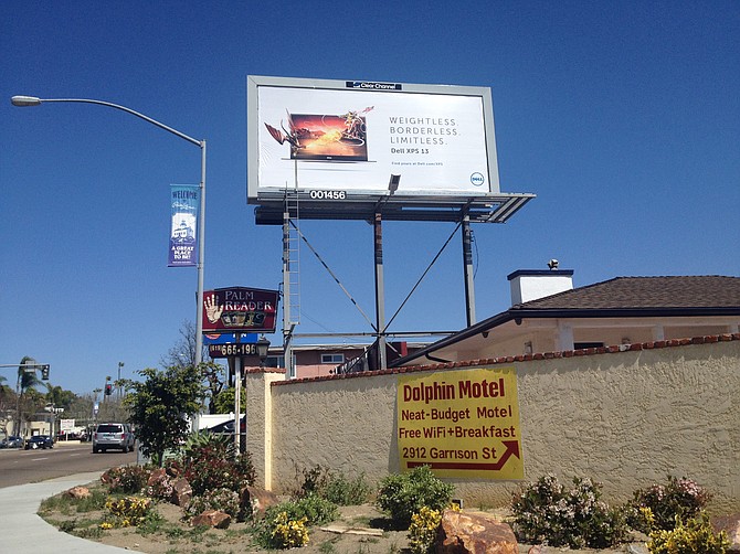 The billboard in question in March 2016