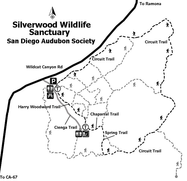 Silverwood trail map