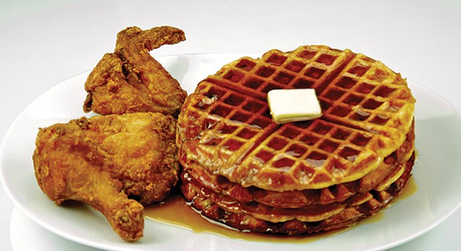Roscoe's: The finest chicken and waffles the world has ever known.