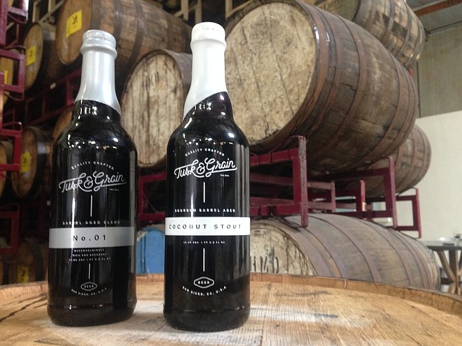 Saint Archer has started releasing barrel-aged beers under the Tusk & Grain label.