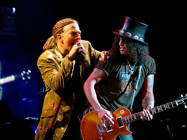 Axl and Slash together again — Guns 'N Roses reunite for Coachella and bring the tour through town in August!
