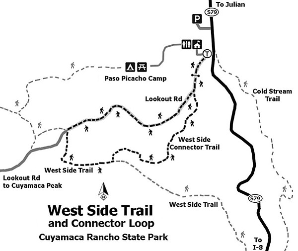 West Side Trail and Connector Loop — Cuyamaca Rancho State Park