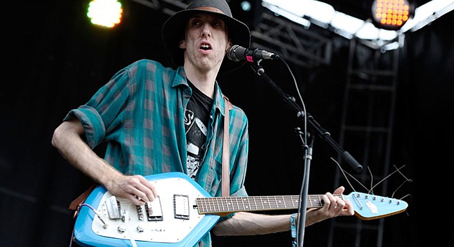 In from the fading frontier of Coachella, indie-rock Atlanta band Deerhunter takes the stage at the Observatory Friday night! 