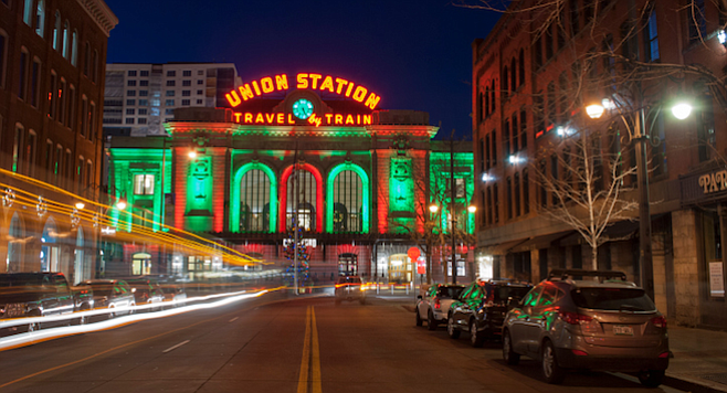 Besides trains (and buses), Downtown Denver's historic Union Station houses four restaurants and a 112-room hotel.