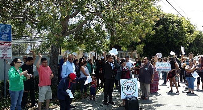 "Mayor Kevin Faulconer has not taken a stance for tenant rights.... He hasn't done that."