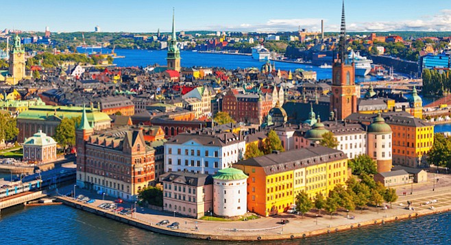 Stockholm. Sweden is now home to about 300 American war resisters — down from a peak of 800 in 1970-71. 
