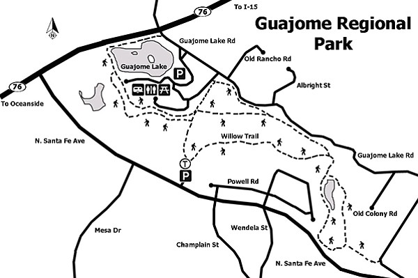 Guajome trail map