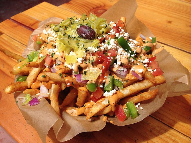 The Street Cart Fries may or may not be inspired by carne asada fries.