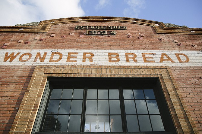 The century old Wonder Bread building houses Mission Brewery, and sits exactly where the Chargers want to build their new stadium.