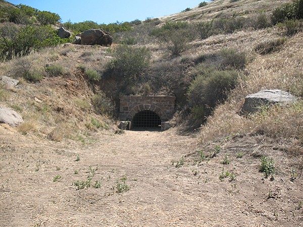 El Monte Flume Tunnel installed by SD Flume Co. in late 1800s