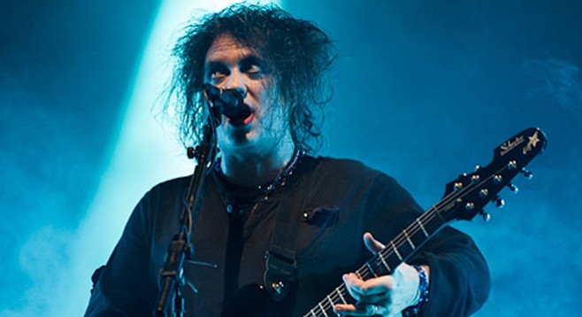The Cure and singer/songwriter/bigwig Robert Smith roll into Sleep Train Friday night.