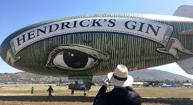 Eye in the sky: the Hendrick's Gin blimp