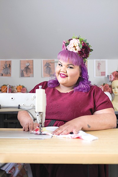 Ashley Nell Tipton’s grandmother taught her how to sew.