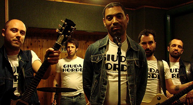 Giuda fancies bubblegum and tougher mixes like Slade and T. Rex and the Buzzcocks...