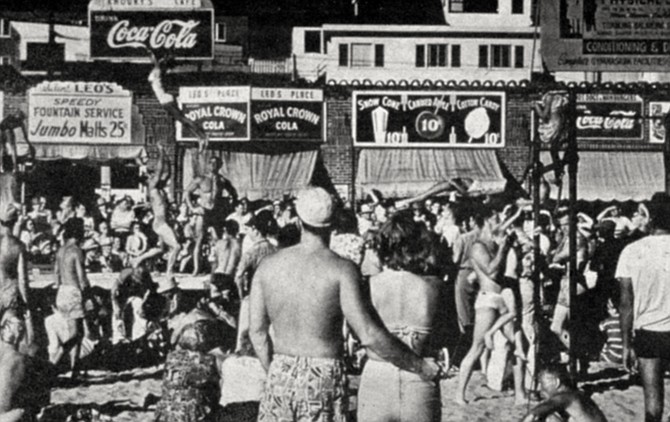 Muscle Beach. "When he died, the estate left us 25 or so Max Yavno prints and money to buy our first vault.”