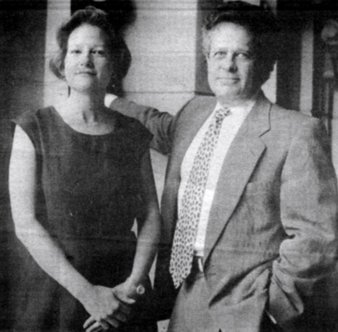 Diana Gaston and Arthur Ollman. The board told Ollman that he could set the tone at MoPA and that they'd raise the money. "Everything was true but the last part." - Image by Sandy Huffaker, Jr.