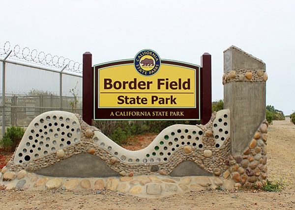 Border Field State Park monument