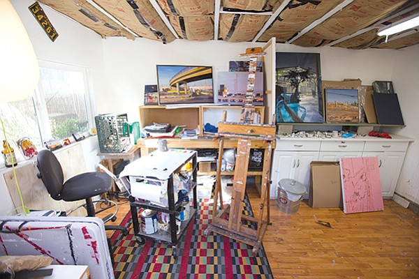 Kim Reasor’s studio in Normal Heights