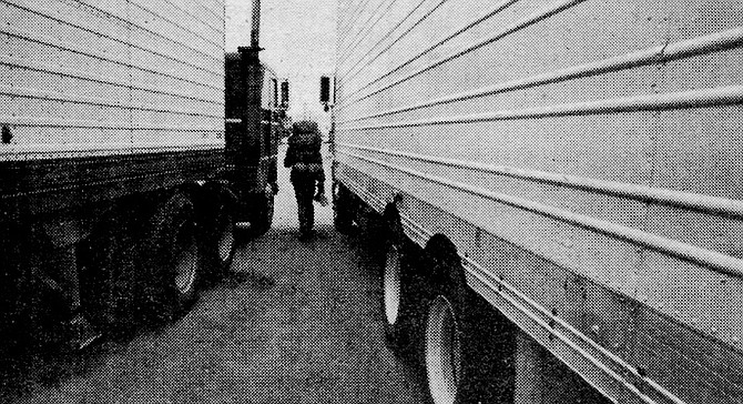 "I’ve got to stay overnight in Tucson before unloading my 18-wheeler, mind if I come by to see what you look like?”
"Uh. Okay, Rambling Red. What’s your 20?” - Image by Robert Burroughs