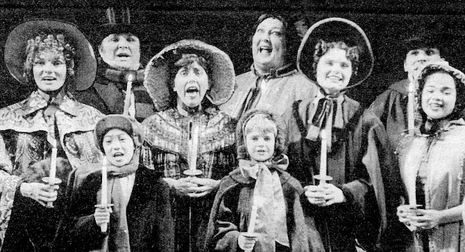 The Rep first offered A Christmas Carol in 1977; now it is now the show people pay to experience year after year. Pictured is 1995 production.