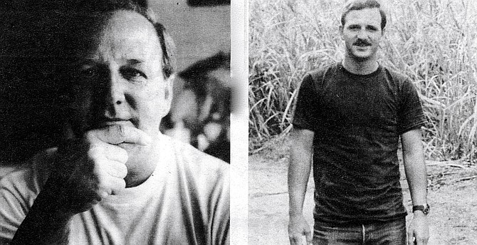 Steve Fasching today (left), and 30 years ago in Vietnam: "I felt guilty."
