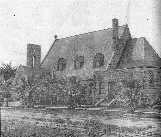 Christ Episcopal Church (Ninth and C), Coronado, 1910. My grandmother worked for Reverend Spaulding at the Episcopalian manse.