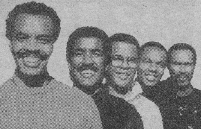 Mitchell brothers: Andre, Shawn, Marcus, Hawkins, and York. Andre was "real" when he told me I did not know him: and he was generous when he said it did not matter, between us.  - Image by Russ Ando