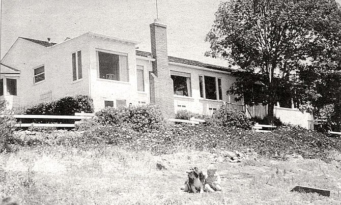 Our house on Hartzel Hill in 1963, close to where Spring Valley touches La Mesa at Spring Street and Highway 94.
