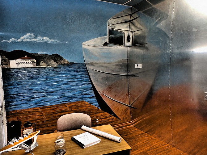 The seaplane-styled tasting room of California Spirit Company, ready to take off in June 2016, having overcome a host of harsh government restrictions.