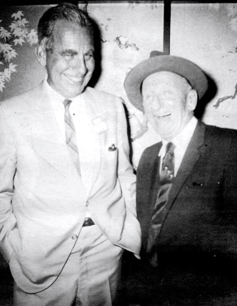 Smith with Jimmy Durante
