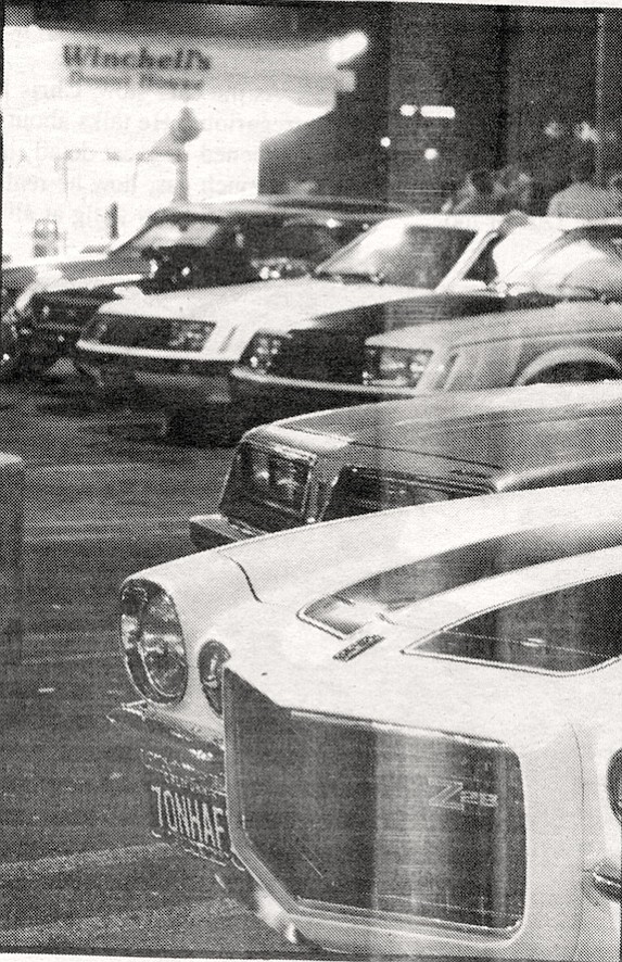 There are also the illegal places in San Diego, like the half-mile strip out near Otay Lakes Road that was big until 1970. Then there was Kearny Villa Road, where, for a while, 400 or 500 cars would show up at around 1:00 a.m.
