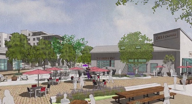 Call it "Two Paseo" — the reduced-size One Paseo development planned for Carmel Valley