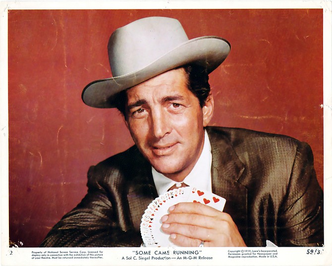 Dean Martin, with hat firmly in place, as Bama Dillert in Vincente Minnelli’s Some Came Running