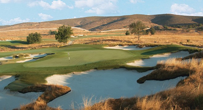Barona Creek Golf Course. "The sod went in the end of June, and Steve's well went dry in the middle of July."