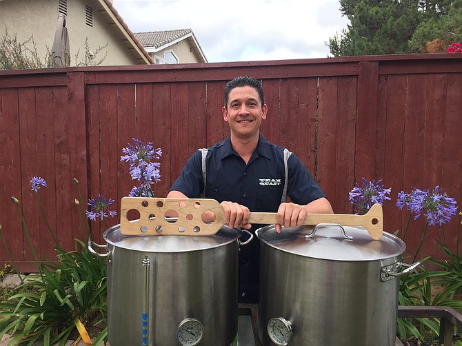 The National Homebrew Competition's 2016 homebrewer of the year, Nick Corona