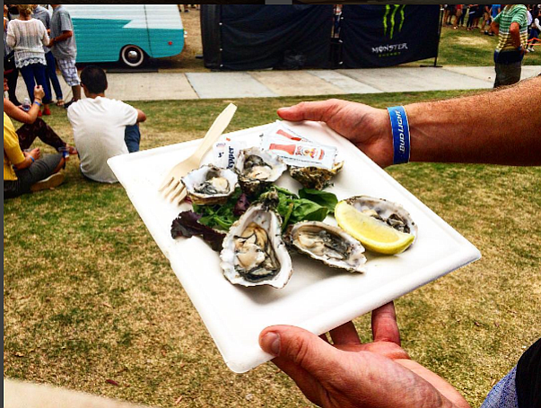 A sampling of oysters!